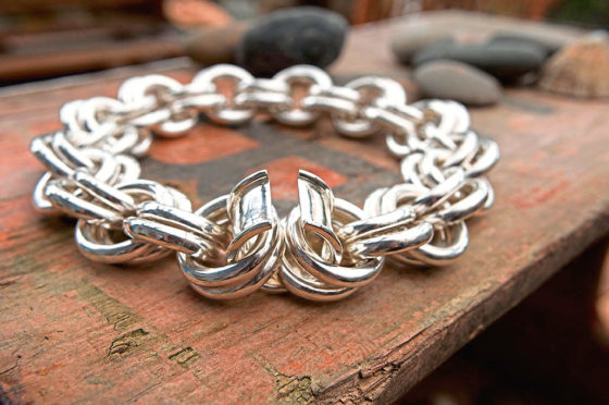 Jeweller Zoe Davidsons pictish chain.