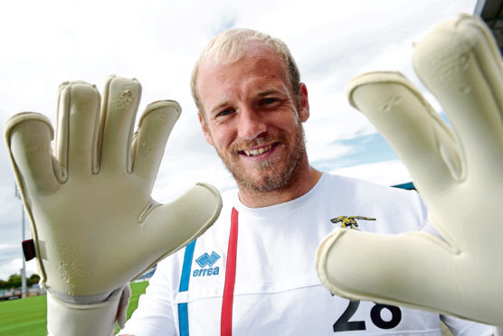 Caley Thistle keeper Mark Ridgers.