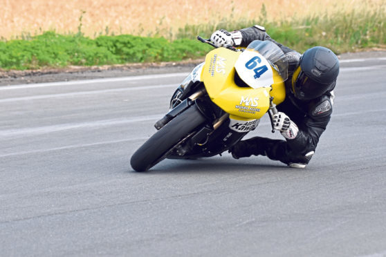 Insch rider Sam Munro has long-term aims of reaching the British Superbike Championship. Picture: Jennifer Charlton.