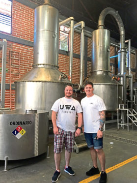 Ross Davidson and Michael Ballantyne are the founders of UWA Tequila, the first whisky cask-aged tequila