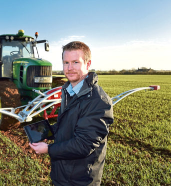 Hutchinsons digital farming manager Lewis McKerrow