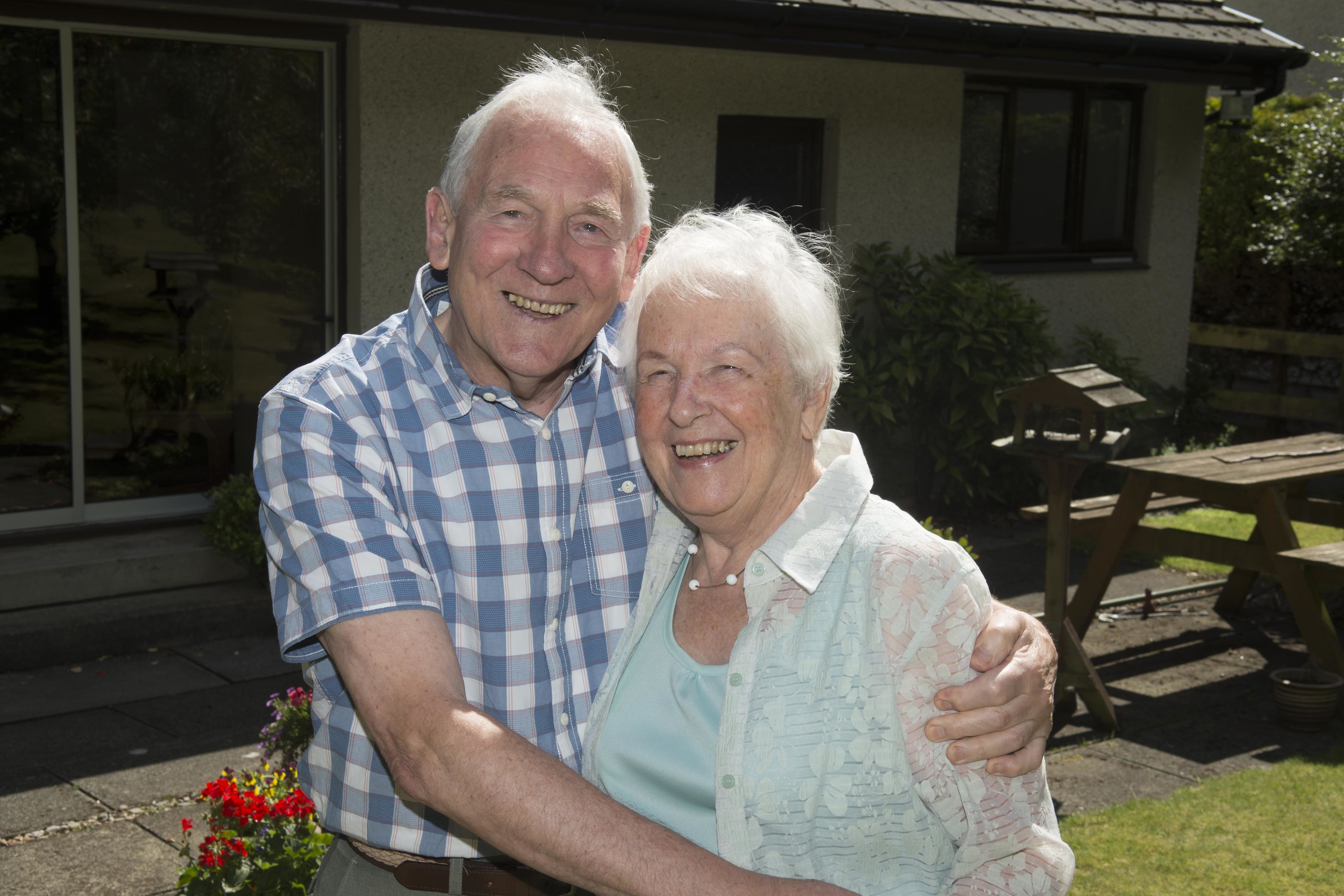 George and Evelyn Bruce have been wed for 60 years.