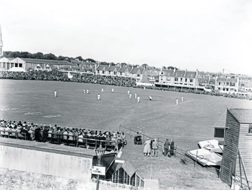 SCOTLAND V. AUSTRALIA
at Mannofield, September 1948.