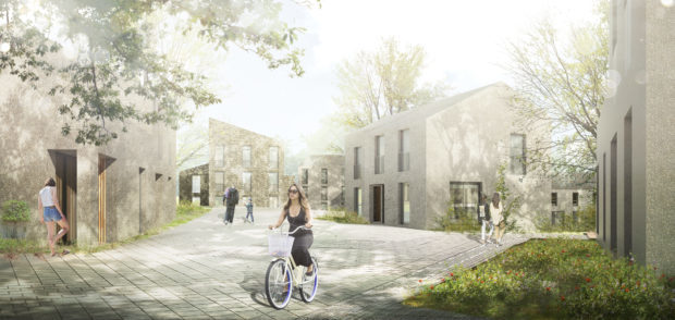 An artist’s impression of how the 300 house development at Dunbeg, near Oban could look once it has been completed.