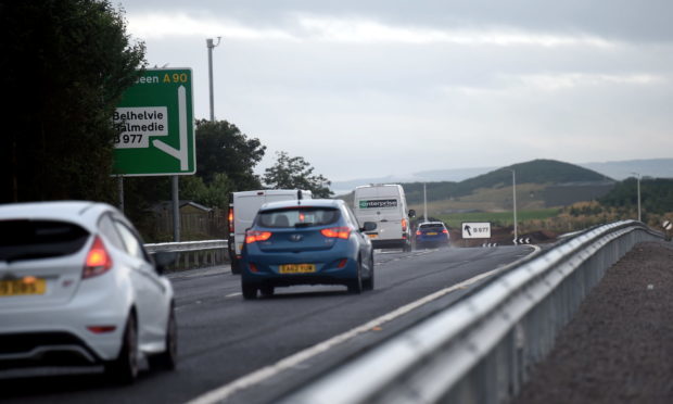 AWPR opened Balmedie to Tipperty Road.