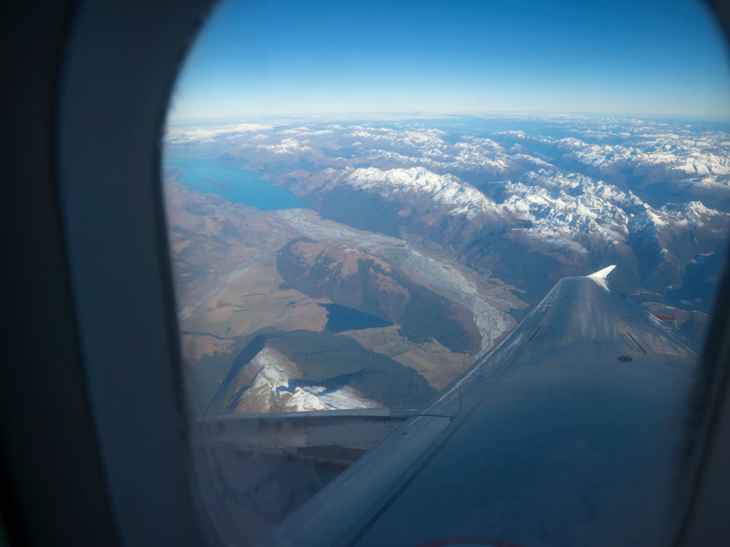 New Zealand - View from the plane