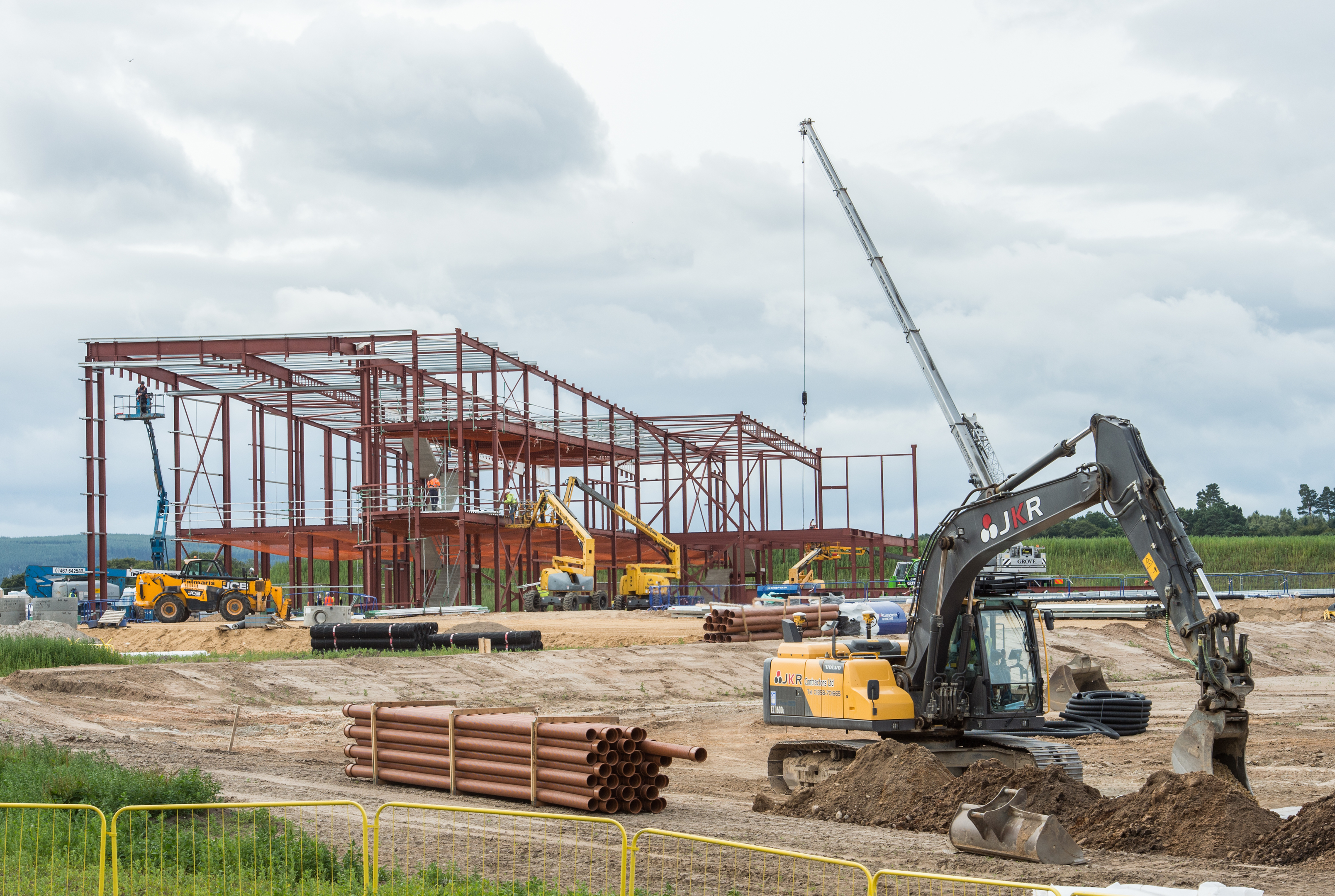 Construction has begun on Moray Sports Centre