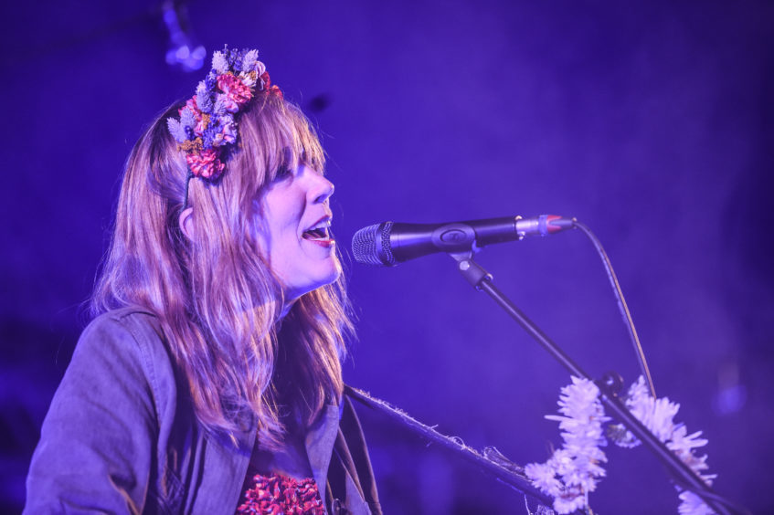 Beth Orton performs on the Grassroots stage