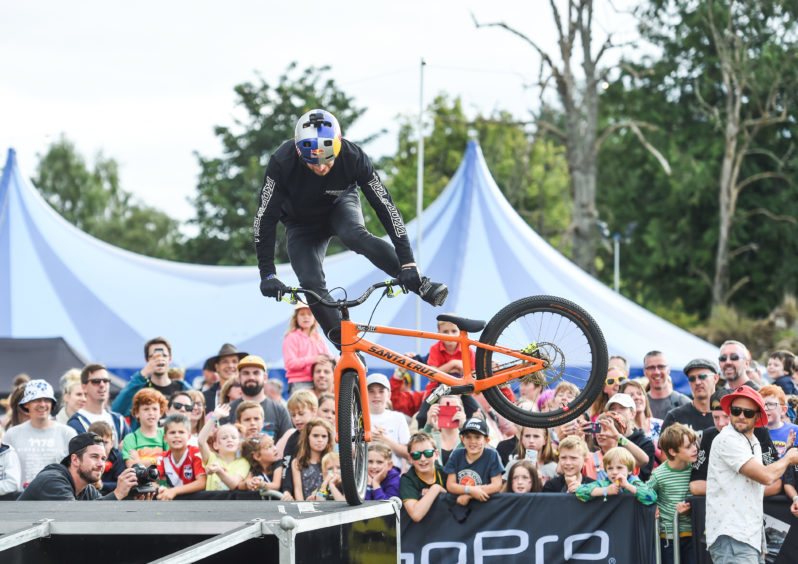Danny Macaskill and team entertain the crowds