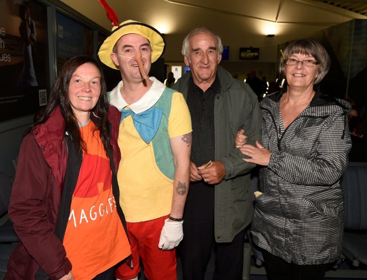 The Croy Four, (L-R) Coleen and Charlie McDiarmaid, Kev and Jean MacLaren.