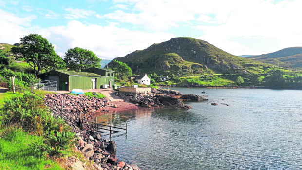 Ardheslaig, where the fisherman set off from.