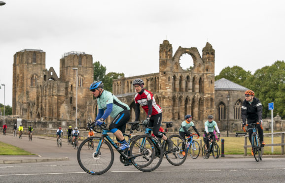 Cyclists taking part in last year's Ride the North