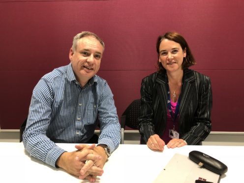 Richard Lochhead met with Caroline Lamb, the chief executive of NHS Education for Scotland (NES).
