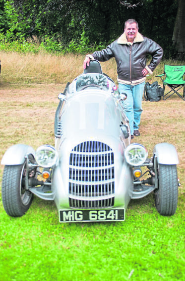 John Campbell with his Renault JNS Special