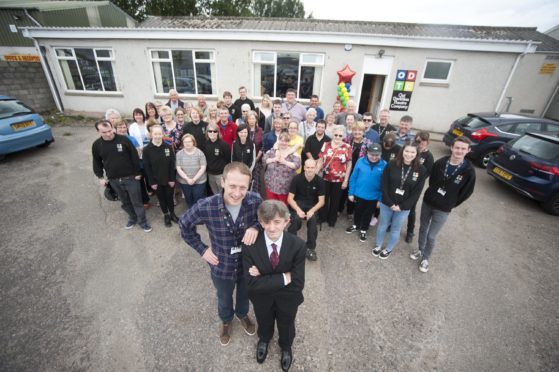 Out of the Darkness Theatre Company in Elgin celebrate opening their new premises.