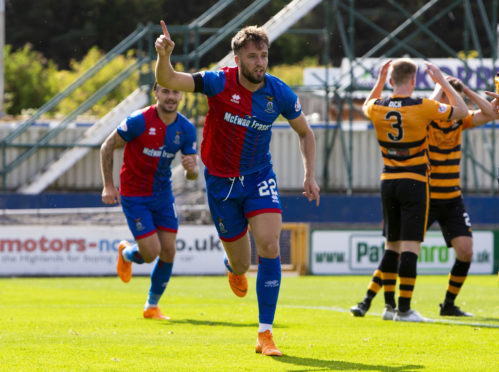 Caley Thistle defender Brad Mckay.