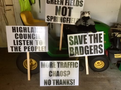 People in Nairn are unhappy about the proposals for more houses when they feel the town's infrastructure is already creaking as it is.