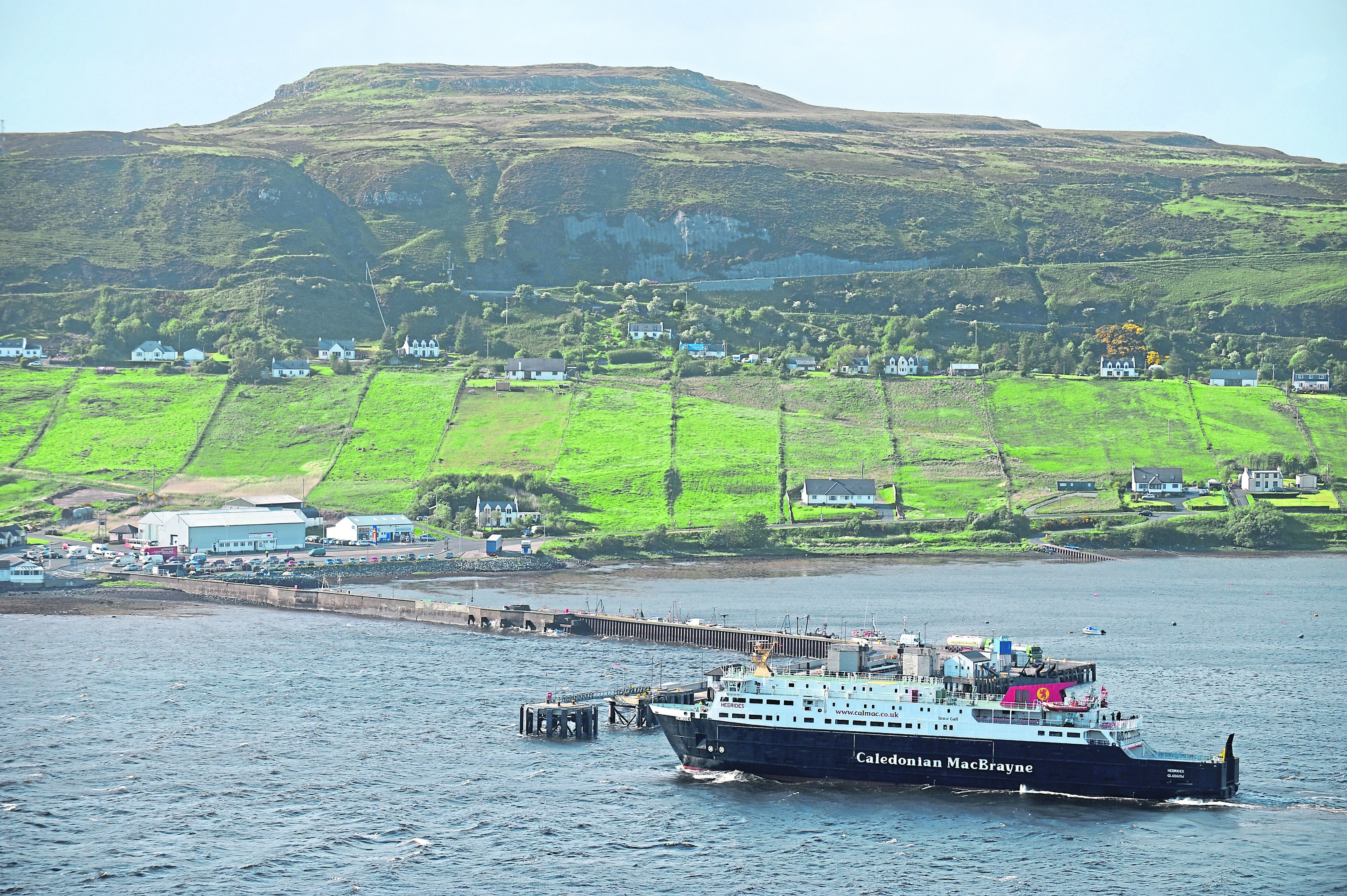 The Caledonian MacBrayne ferry.
