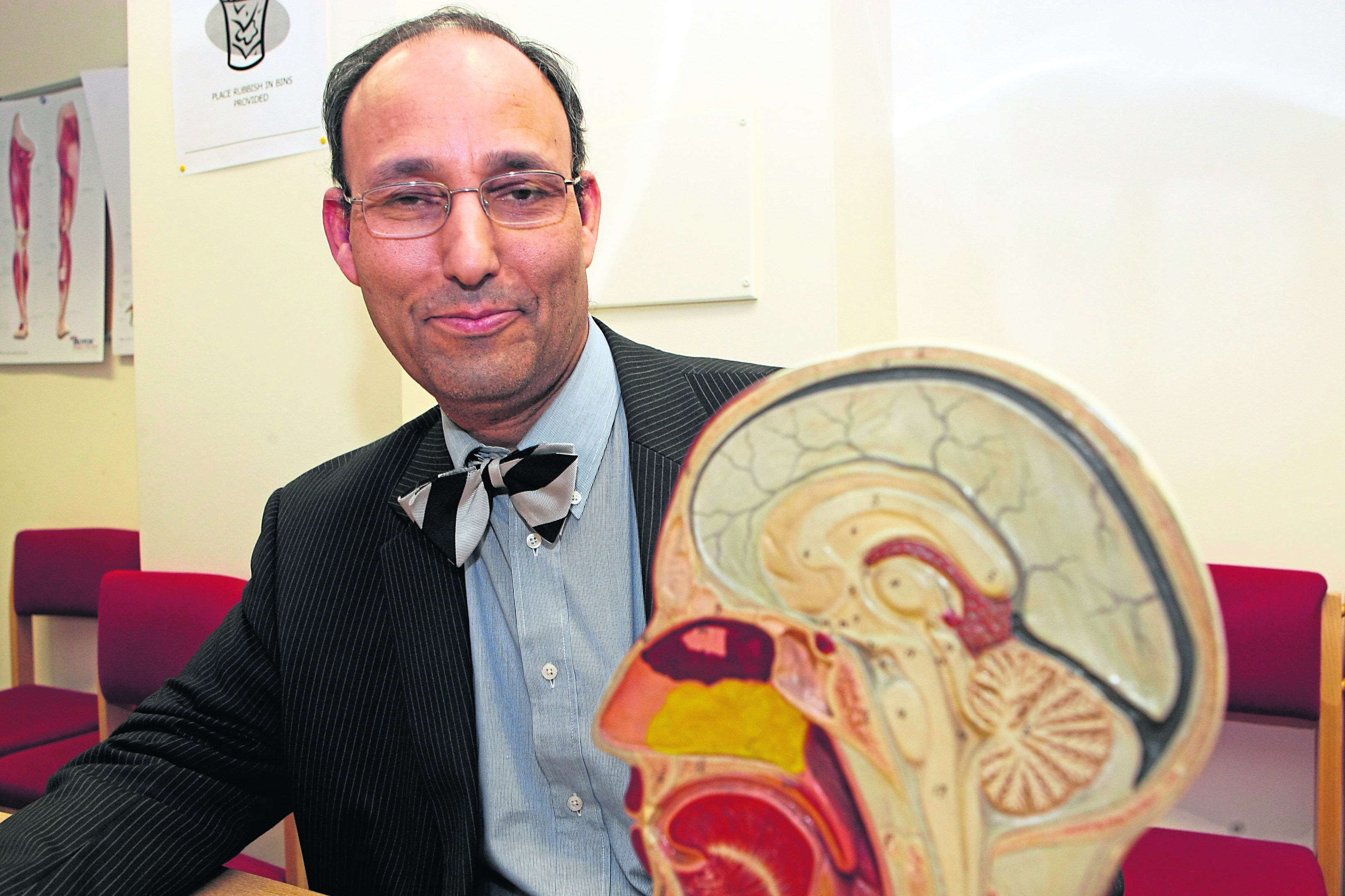 Professor Sam Eljamel, a top Tayside brain surgeon, based at Ninewells Hospital, Dundee.