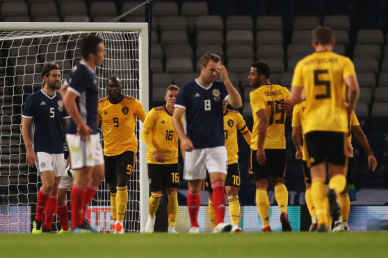 Romelu Lukaku opened the scoring for Belgium.