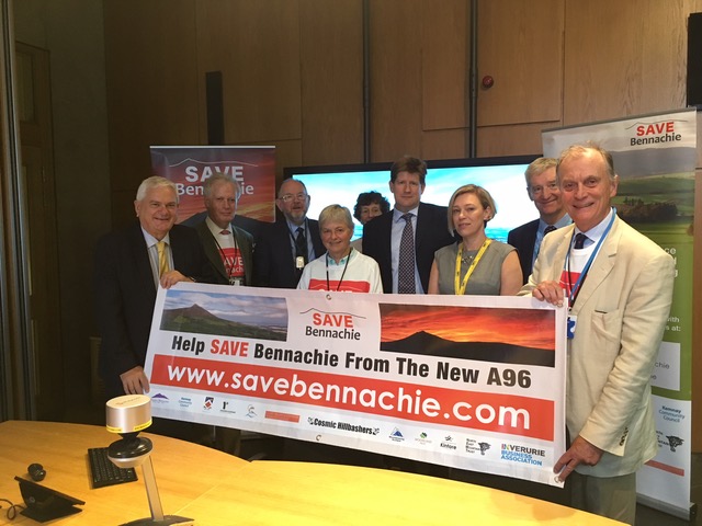 Save Bennachie campaigners met with Michael Matheson MSP to discuss the controversial A96 dualling proposals.