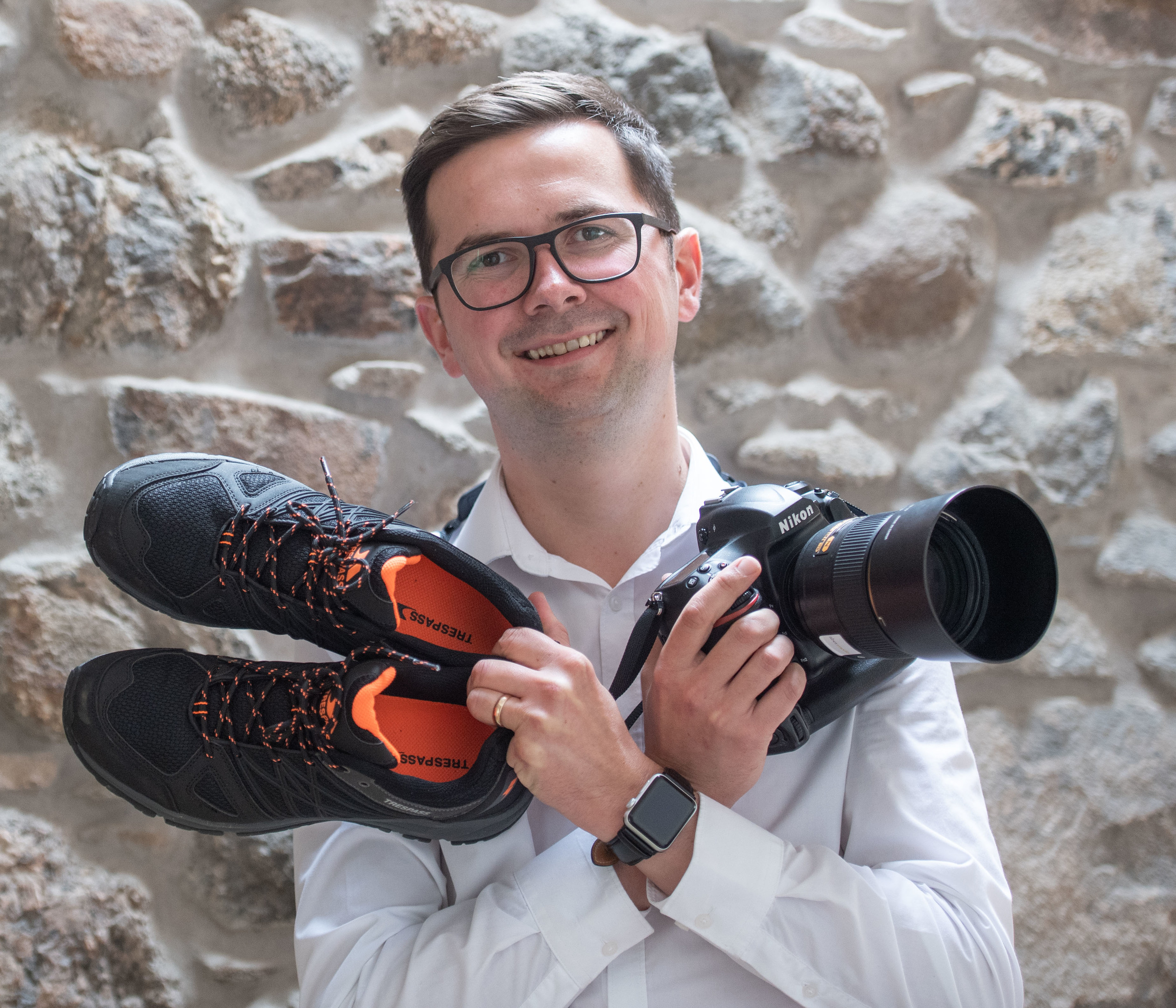 Local freelance photographer Michal Wachucik of Abermedia takes part in Fundraising Trek to walk The Great Wall of China with Archie Foundation.