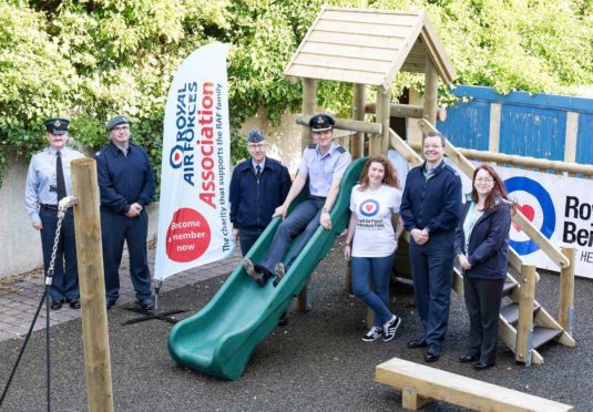 The refurbishment of the play area at the Station’s welfare properties.