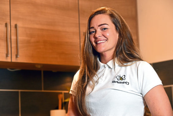 Former project manager Rachel Duthie retrained in sports massage and was Therapist of the Year.