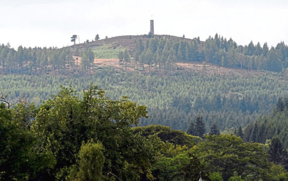 Scolty Hill, Banchory.    
Picture by Kami Thomson    28-08-18