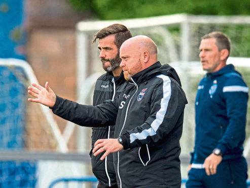 Ross County co-managers Stuart Kettlewell (left) and Steven Ferguson.