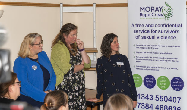 The official opening of Moray Rape Crisis Centre at Winchester House in Elgin.