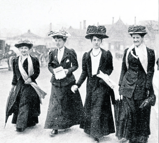 Miss Sutherland, Miss Maule, Miss Helen fraser and Mrs Hector