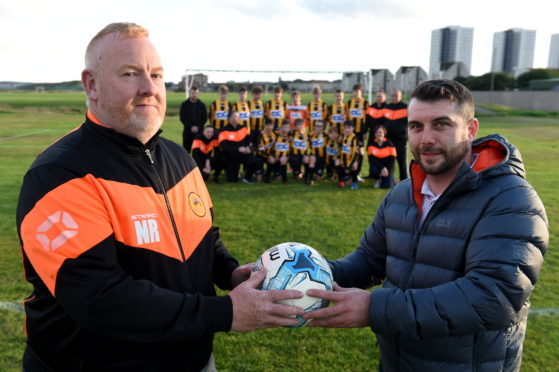 Middlefield Wasps are keen to use the Assassin health and fitness village facilities. Pictures by Kenny Elrick.