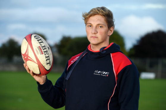 Aberdeen Grammar's Chris Jollands.