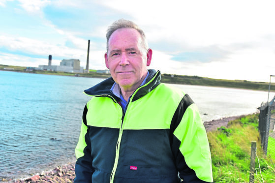 Peterhead Port Authority CEO Simon Brebner at Sandford Bay.