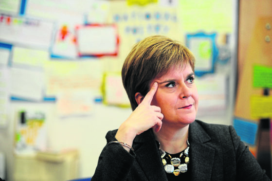 First Minister Nicola Sturgeon