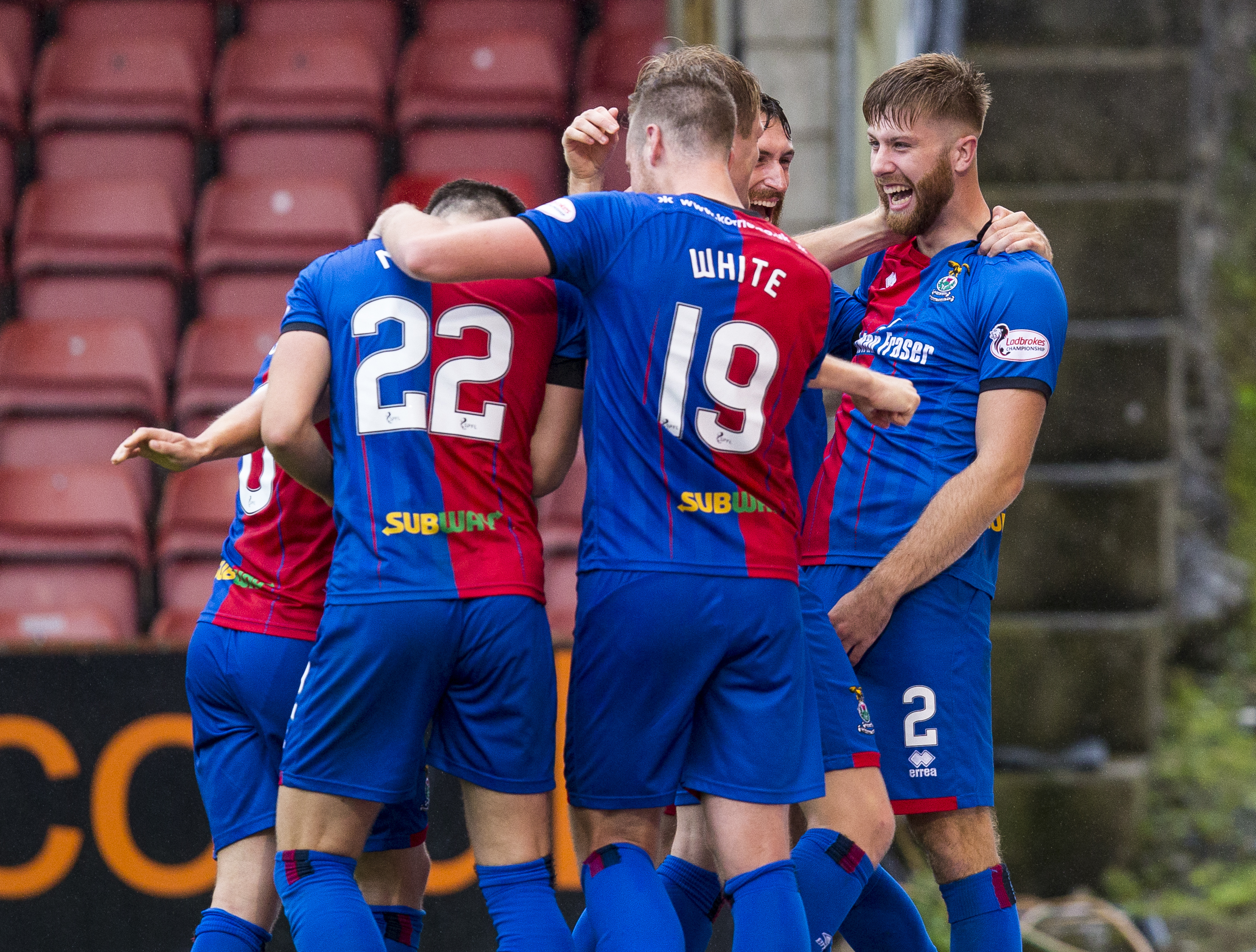 Shaun Rooney scored his first goal for Caley Thistle.