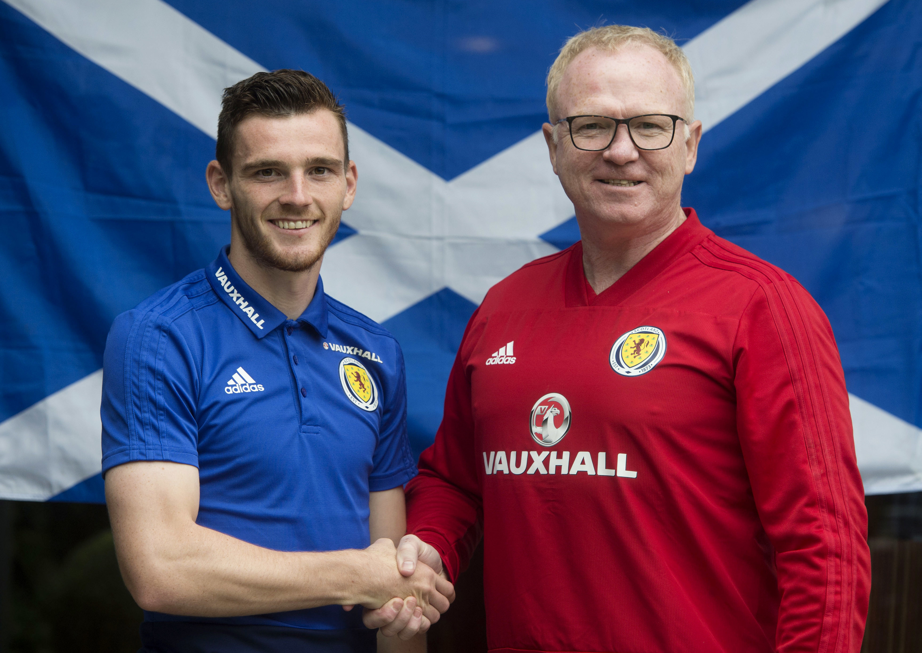 Andy Robertson was named Scotland captain yesterday.