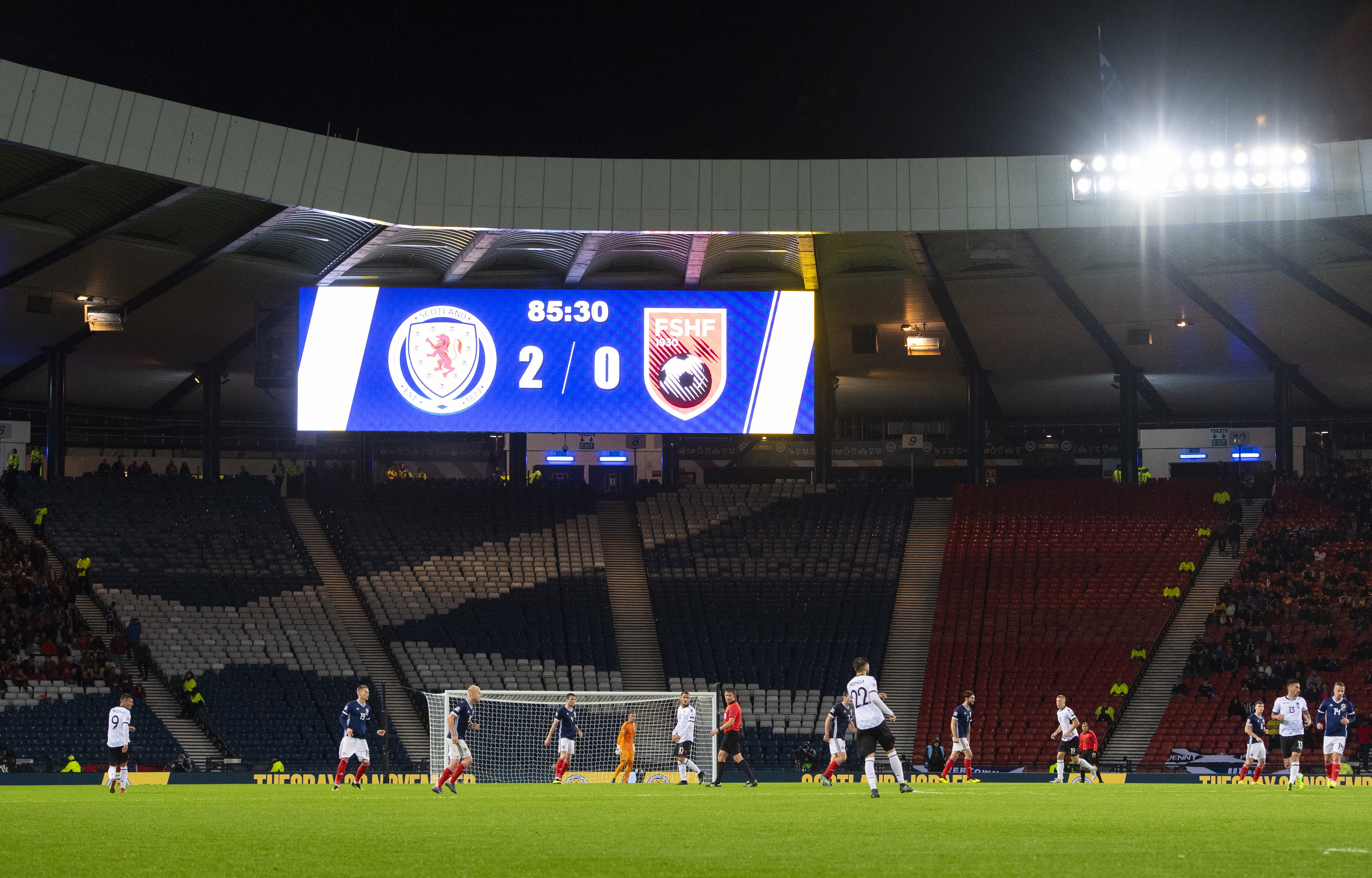 Hampden Park hosted Nations League games between Scotland, Israel and Albania last time around.