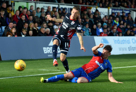 Ross County winger Josh Mullin.