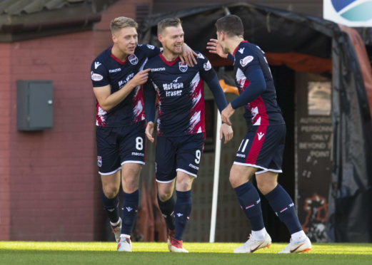 Billy Mckay bagged a hat-trick for Ross County.
