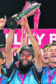 Worcestershire Rapids celebrates as Moeen Ali lifts the trophy during the Vitality T20 Blast Final on Finals Day at Edgbaston, Birmingham.