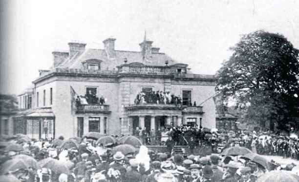 Old footage of Grant Lodge, Elgin.