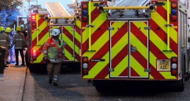 Fire crews attended the blaze in Aberdeen city centre.