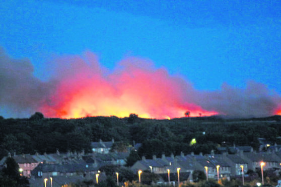 Deliberately started fires are thought to have brought crews to the Gramps about 30 times over the summer.