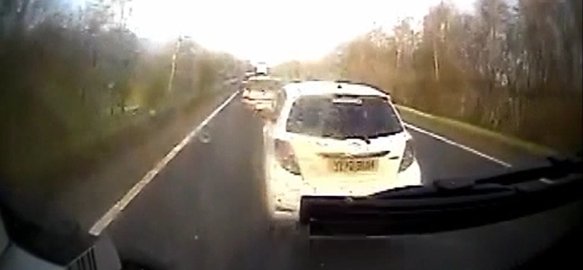 VIDEO: Dashcam footage shows tragic moment a Scots lorry driver kills ...