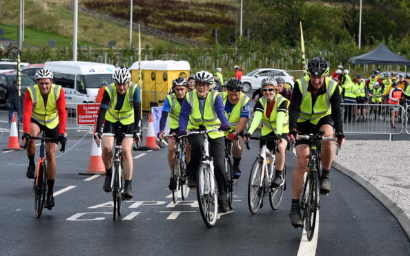 Cyclists from across the city took to the AWPR last summer in their droves