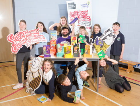 Andy Staunton at Culbokie Primary school