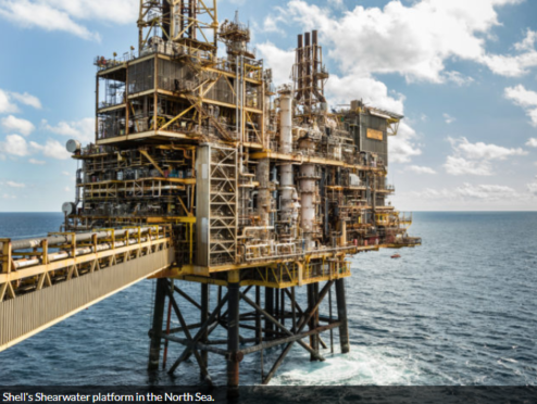 shell north sea draugen platform