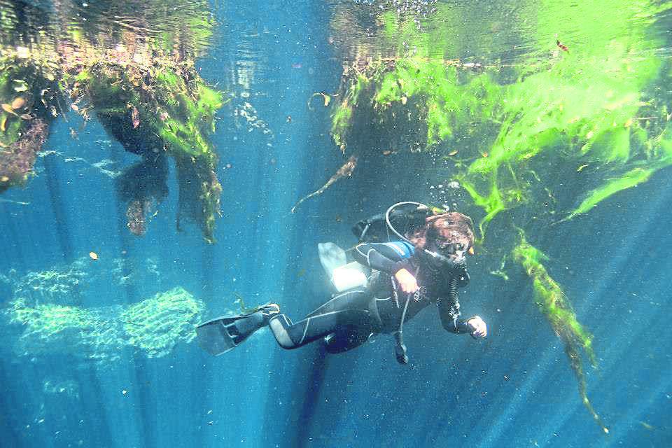 Rosalinda Abeytia is £17,000 out of pocket after closure of underwater centre.